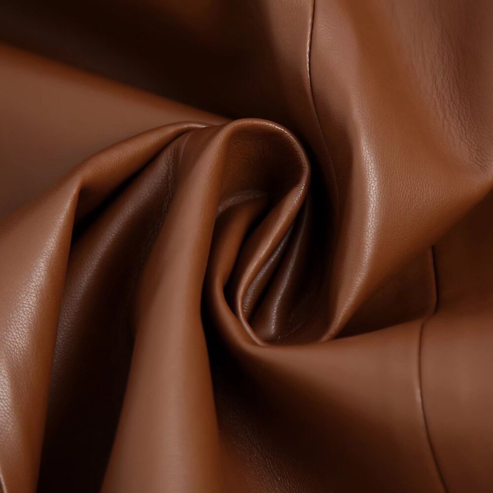 Klacwaya Women's Jacket For Women 2021 Leather Blazer Women's Autumn Brown Vintage Double Breasted Women Leather Suit Jacket Klacwaya Women's Jacket For Women 2021 Leather Blazer Women's Autumn Brown Vintage Double Breasted Women Leather Suit Jacket