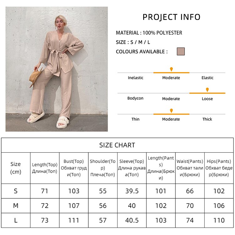 Linad Brown Pajamas For Women 2 Piece Sets Casual Long Sleeve V Neck Sleepwear Sashes Female Trouser Suits 2023 Autumn Homewear Linad Brown Pajamas For Women 2 Piece Sets Casual Long Sleeve V Neck Sleepwear Sashes Female Trouser Suits 2023 Autumn Homewear