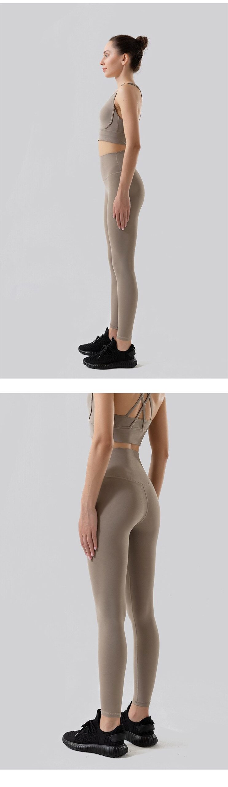 Stown Brown Yoga Leggings for Fitness Legging Sport Femme Pants with Pocket Female High Waist Leggins Push Up Gym Tights Women Stown Brown Yoga Leggings for Fitness Legging Sport Femme Pants with Pocket Female High Waist Leggins Push Up Gym Tights Women