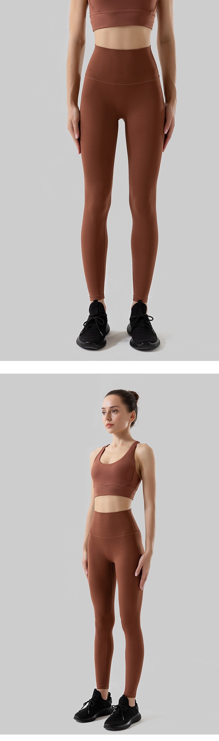 Stown Brown Yoga Leggings for Fitness Legging Sport Femme Pants with Pocket Female High Waist Leggins Push Up Gym Tights Women Stown Brown Yoga Leggings for Fitness Legging Sport Femme Pants with Pocket Female High Waist Leggins Push Up Gym Tights Women