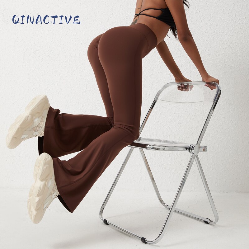 Flare Leggings Yoga Pants Women Activewear  Bell-bottoms Yoga Trousers High Waist Fitness Dance Pants Stretch Gym Casual Sports