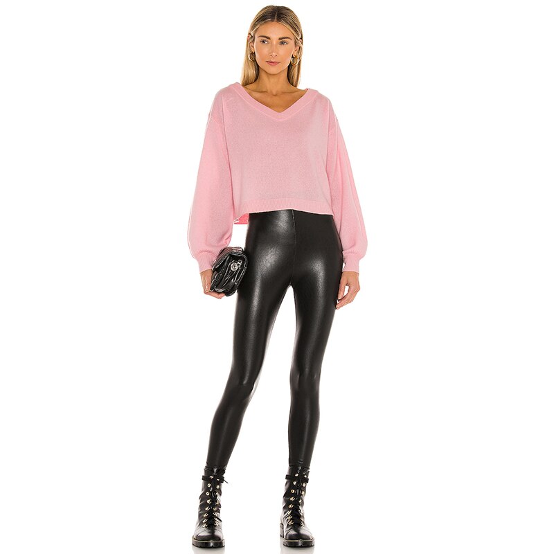 2024 Women Sexy Slim Brown Faux Leather Leggings Elastic Waist PVC Bodycon Pencil Pants Club Stretch Casual PU Skinny Trousers 2024 Women Sexy Slim Brown Faux Leather Leggings Elastic Waist PVC Bodycon Pencil Pants Club Stretch Casual PU Skinny Trousers