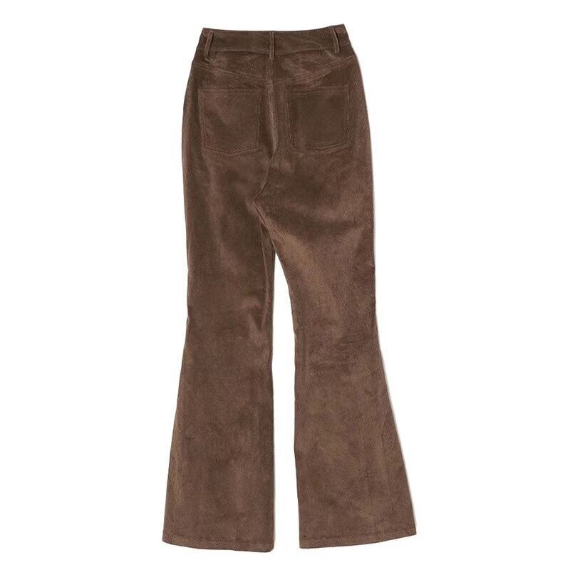 Vintage Slim Brown Flare Jeans Women Trend Long High Waist Bell Bottom Pants y2k Denim Trousers Solid Jazz Skinny Vaqueros Mujer Vintage Slim Brown Flare Jeans Women Trend Long High Waist Bell Bottom Pants y2k Denim Trousers Solid Jazz Skinny Vaqueros Mujer