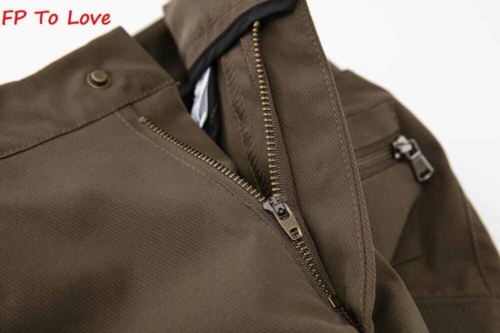 Y2K Neutral Brown Cargo Pants Loose Pocket Wide Leg Trousers Woman Female Street Stylish Autumn Spring PB&ZA Quality Y2K Neutral Brown Cargo Pants Loose Pocket Wide Leg Trousers Woman Female Street Stylish Autumn Spring PB&ZA Quality