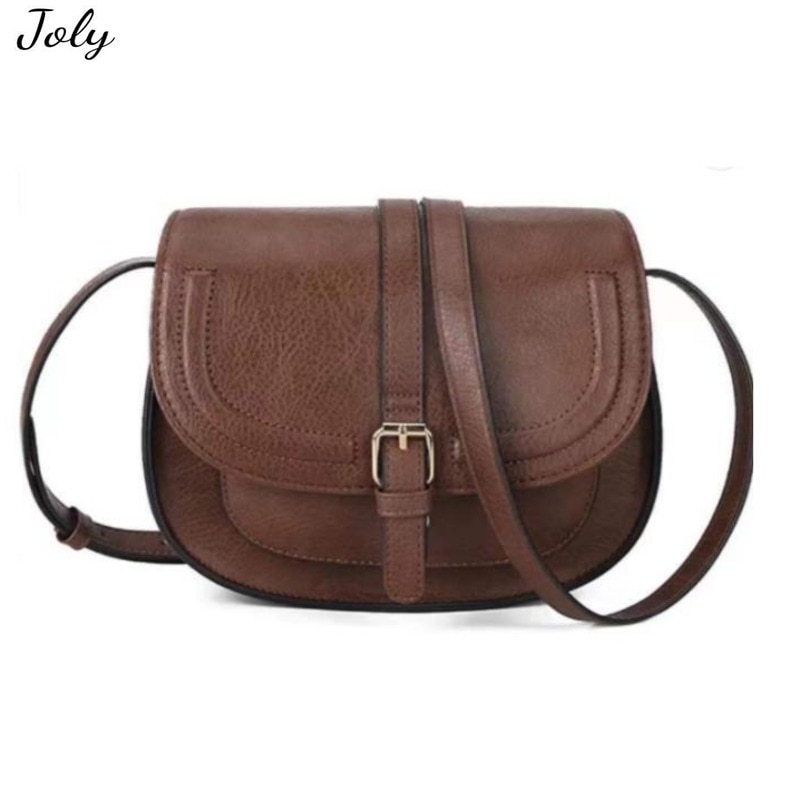 Women's Crossbody Bags Saddle Purse Satchel Bag top-handle Shoulder Handbags Brown