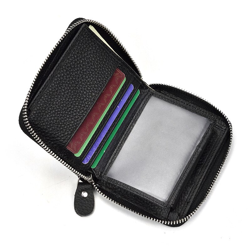Top Qaulity 100% CowSkin Leather Coin Wallet Zip Men Women Girls Short Wallet Purse Zipper Brown Small Wallet Top Qaulity 100% CowSkin Leather Coin Wallet Zip Men Women Girls Short Wallet Purse Zipper Brown Small Wallet