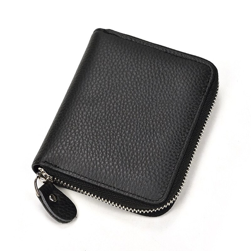 Top Qaulity 100% CowSkin Leather Coin Wallet Zip Men Women Girls Short Wallet Purse Zipper Brown Small Wallet Top Qaulity 100% CowSkin Leather Coin Wallet Zip Men Women Girls Short Wallet Purse Zipper Brown Small Wallet