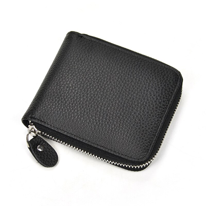 Top Qaulity 100% CowSkin Leather Coin Wallet Zip Men Women Girls Short Wallet Purse Zipper Brown Small Wallet Top Qaulity 100% CowSkin Leather Coin Wallet Zip Men Women Girls Short Wallet Purse Zipper Brown Small Wallet