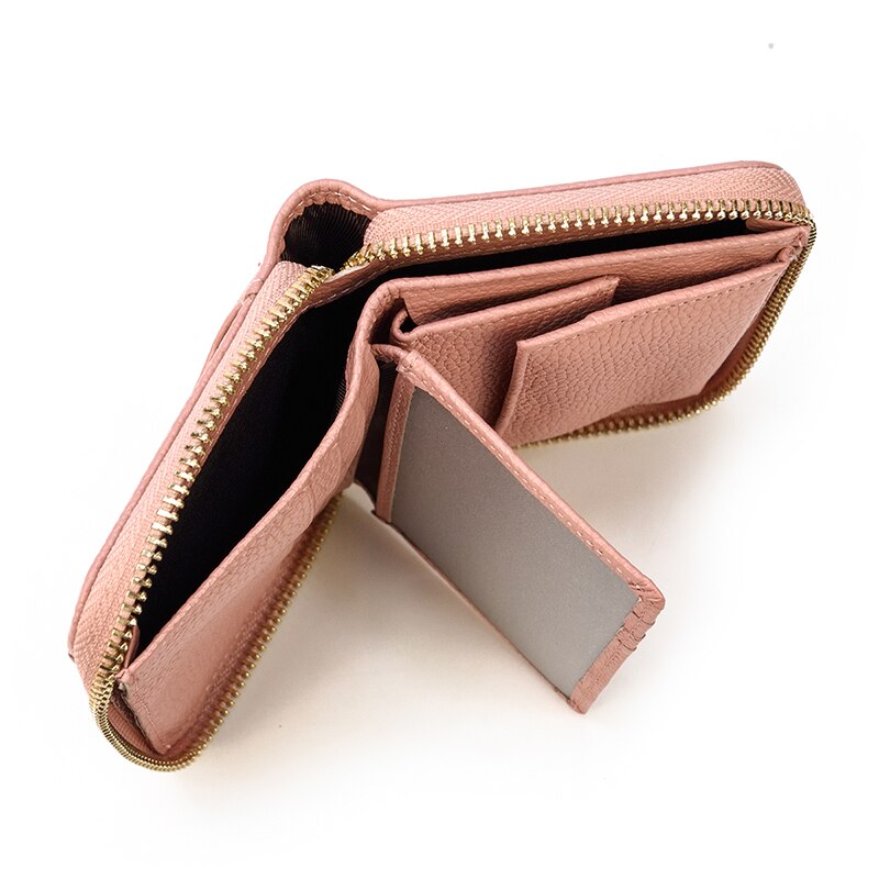 Top Qaulity 100% CowSkin Leather Coin Wallet Zip Men Women Girls Short Wallet Purse Zipper Brown Small Wallet Top Qaulity 100% CowSkin Leather Coin Wallet Zip Men Women Girls Short Wallet Purse Zipper Brown Small Wallet