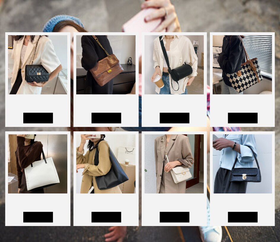 Handbag Women PU Leather Crossbody Bags INS Fashion Korean Style Design Shoulder Bag Beige/Black/Brown Messenger Tote Bags Handbag Women PU Leather Crossbody Bags INS Fashion Korean Style Design Shoulder Bag Beige/Black/Brown Messenger Tote Bags