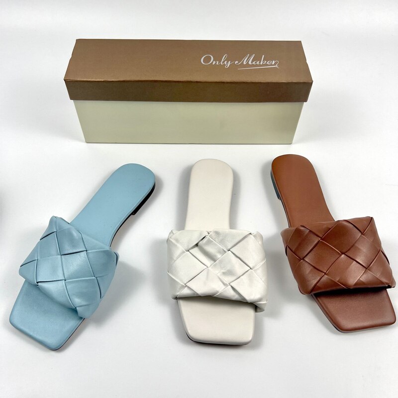 Onlymaker Women Open Toe Slip on Flat Sandals Mules Black Ballet Fashion Blue Brown Daily Elegant Sandals Onlymaker Women Open Toe Slip on Flat Sandals Mules Black Ballet Fashion Blue Brown Daily Elegant Sandals