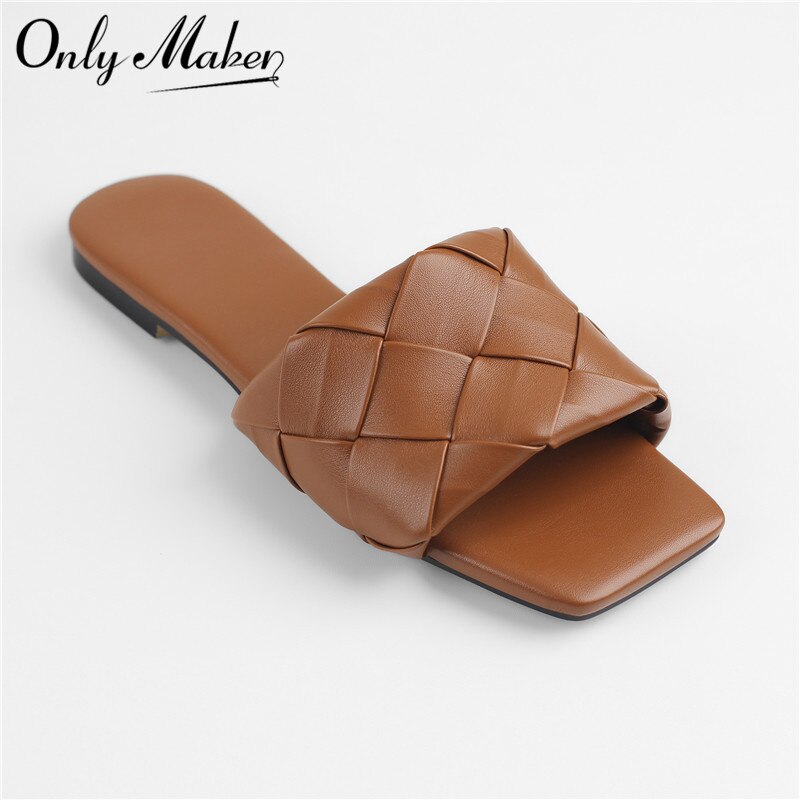 Onlymaker Women Open Toe Slip on Flat Sandals Mules Black Ballet Fashion Blue Brown Daily Elegant Sandals Onlymaker Women Open Toe Slip on Flat Sandals Mules Black Ballet Fashion Blue Brown Daily Elegant Sandals