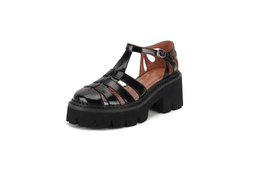 Kanseet Women Sandals Summer New Platform Shoes 2022 Fashion Roman Style Cow Leather Handmade Brown High Heels Lady Footwear 40 Kanseet Women Sandals Summer New Platform Shoes 2022 Fashion Roman Style Cow Leather Handmade Brown High Heels Lady Footwear 40