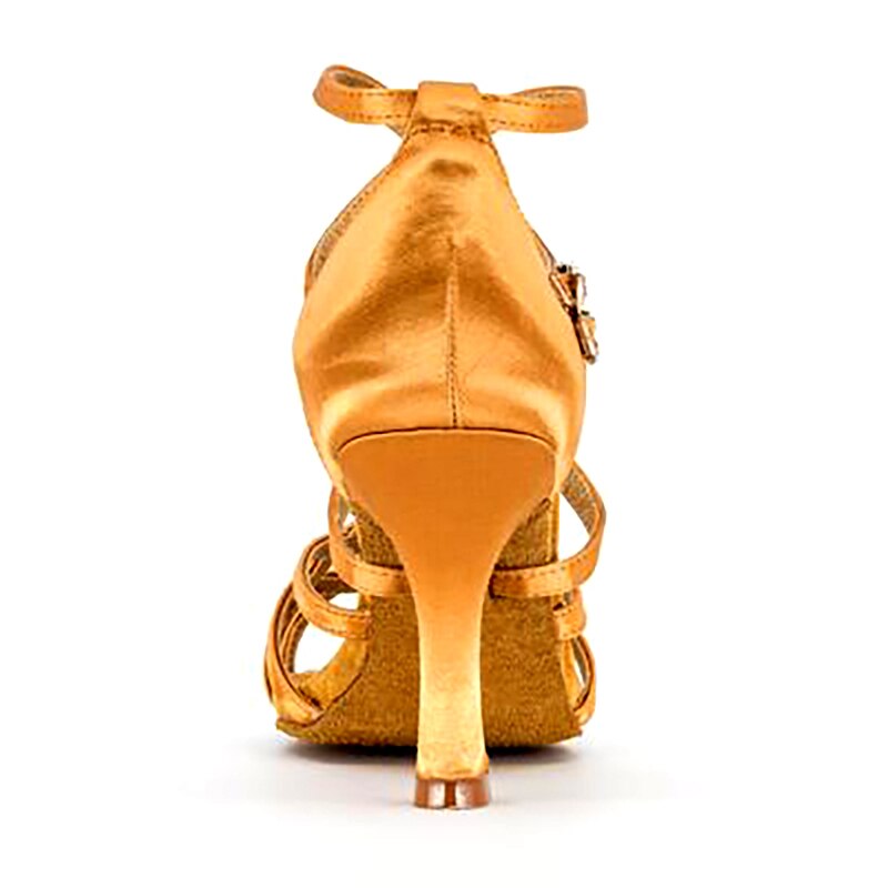 Evkoodance Practice Women Dance Shoes 8cm Heeled Satin Latin Salsa Ballroom Shoes Ladies Club Party Women Dance Shoes Brown Shoe Evkoodance Practice Women Dance Shoes 8cm Heeled Satin Latin Salsa Ballroom Shoes Ladies Club Party Women Dance Shoes Brown Shoe