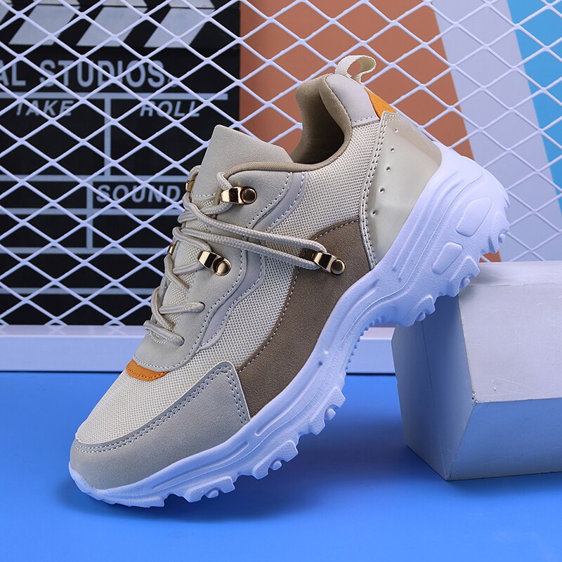 Women's sneakers lace up outdoor Fashion Autumn Athletics Running Shoes  Casual Sneakers Women Cushioning Jogging Shoes Women